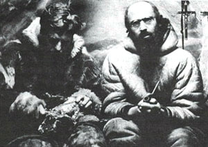 Le P. Henry et le P. Clabaut le soir du 17 février 1937. Le P. Henry et le P. Clabaut le soir du 17 février 1937.