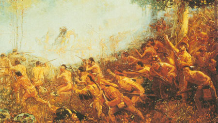 La victoire de Monongahéla La victoire de Monongahéla