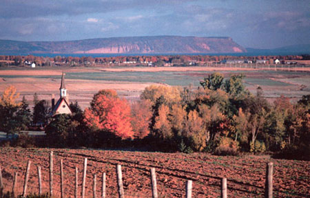 L’église de Grand-Pré. L’église de Grand-Pré.