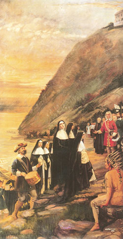 Arrivée de Marie de l'Incarnation Arrivée de Marie de l'Incarnation