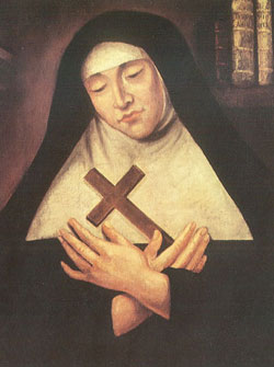 Portrait de la bienheureuse Marie de l’Incarnation, 1672 Portrait de sainte Marie de l’Incarnation, 1672