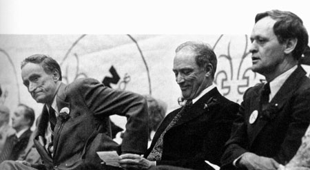 R. Claude, P. E. Trudeau et J. Chrétien