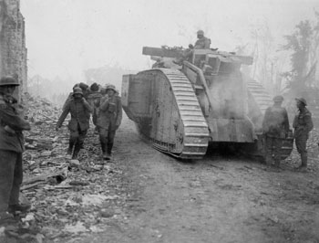 Les Canadiens à Amiens.