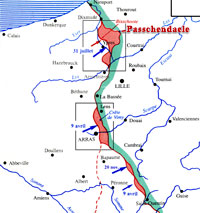 Carte Passchendaele