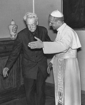 Maritain et le pape Paul VI