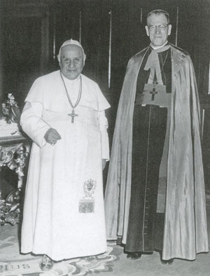 Jean XXIII et Mgr Maurice Baudoux Jean XXIII et Mgr Maurice Baudoux