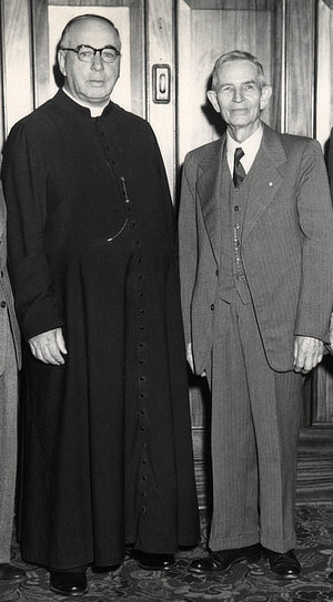 L’Abbé François Xavier Barrette et Esdras Terrien L’Abbé François Xavier Barrette et Esdras Terrien