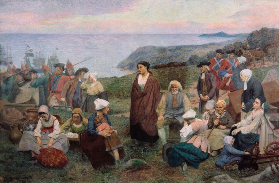 La déportation des Acadiens La déportation des Acadiens