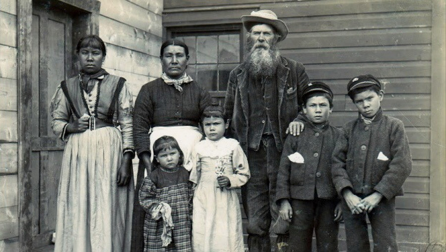 Une famille de Métis Une famille de Métis