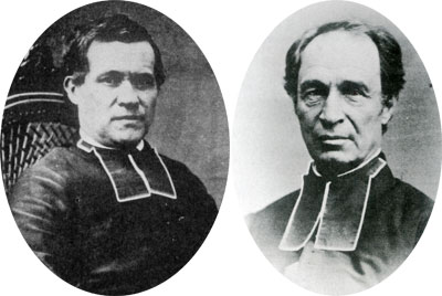 L’abbé François Pilote et le curé Hébert L’abbé François Pilote et le curé Hébert